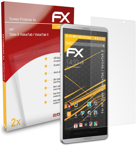 atFoliX FX-Antireflex Displayschutzfolie für HP Slate 6 VoiceTab / VoiceTab II