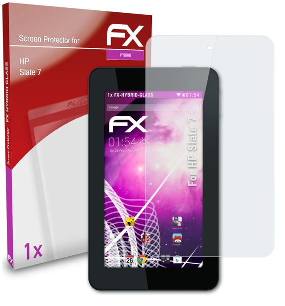 atFoliX FX-Hybrid-Glass Panzerglasfolie für HP Slate 7