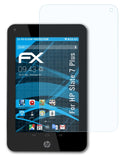 Schutzfolie atFoliX kompatibel mit HP Slate 7 Plus, ultraklare FX (2X)