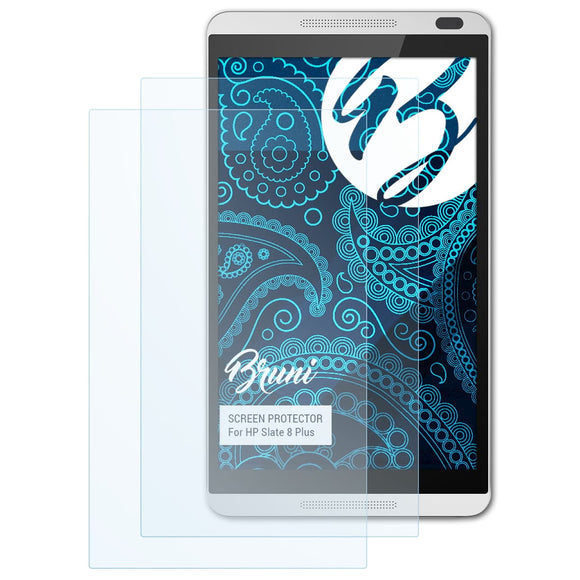 Bruni Basics-Clear Displayschutzfolie für HP Slate 8 Plus