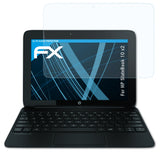 Schutzfolie atFoliX kompatibel mit HP SlateBook 10 x2, ultraklare FX (2X)