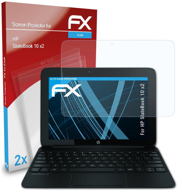 atFoliX FX-Clear Schutzfolie für HP SlateBook 10 x2