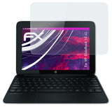 Glasfolie atFoliX kompatibel mit HP SlateBook 10 x2, 9H Hybrid-Glass FX