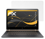 Panzerfolie atFoliX kompatibel mit HP Spectre 13-v101ng, entspiegelnde und stoßdämpfende FX (2X)