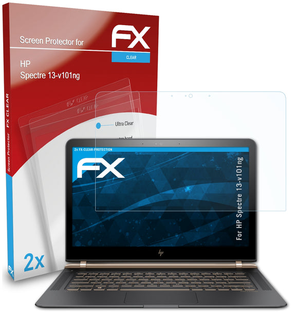 atFoliX FX-Clear Schutzfolie für HP Spectre 13-v101ng