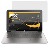 Panzerfolie atFoliX kompatibel mit HP Spectre 13 x2 Pro, entspiegelnde und stoßdämpfende FX (2X)