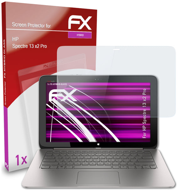 atFoliX FX-Hybrid-Glass Panzerglasfolie für HP Spectre 13 x2 Pro