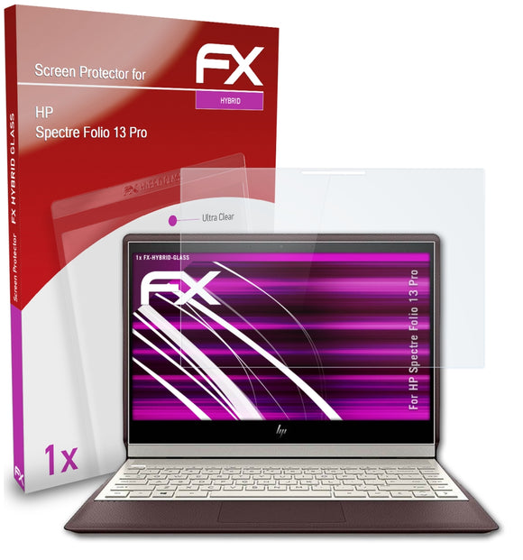 atFoliX FX-Hybrid-Glass Panzerglasfolie für HP Spectre Folio 13 Pro