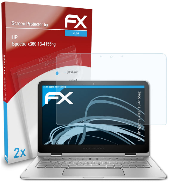 atFoliX FX-Clear Schutzfolie für HP Spectre x360 13-4155ng