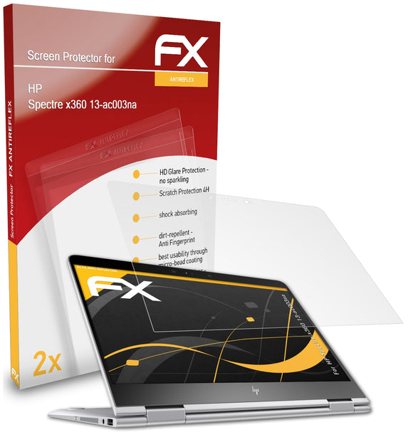 atFoliX FX-Antireflex Displayschutzfolie für HP Spectre x360 13-ac003na