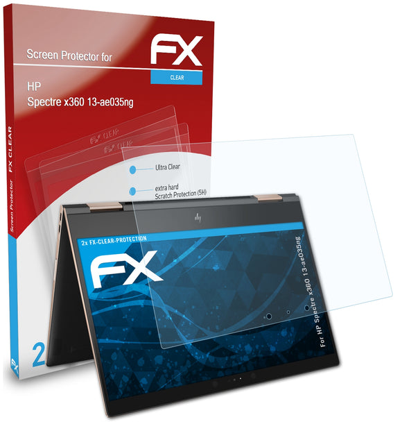 atFoliX FX-Clear Schutzfolie für HP Spectre x360 13-ae035ng