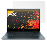 Panzerfolie atFoliX kompatibel mit HP Spectre x360 13-ap0117ng, entspiegelnde und stoßdämpfende FX (2X)