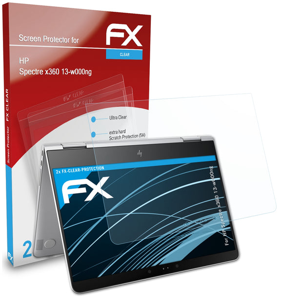 atFoliX FX-Clear Schutzfolie für HP Spectre x360 13-w000ng