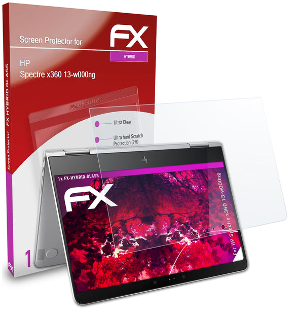 atFoliX FX-Hybrid-Glass Panzerglasfolie für HP Spectre x360 13-w000ng