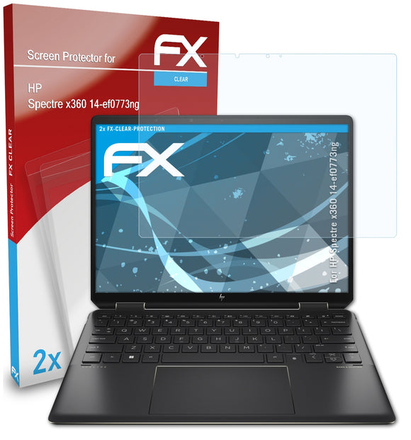 atFoliX FX-Clear Schutzfolie für HP Spectre x360 14-ef0773ng