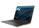 Schutzfolie atFoliX kompatibel mit HP Spectre x360 15-bl101na 15,6 inch, ultraklare FX (2X)