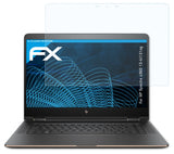 Schutzfolie atFoliX kompatibel mit HP Spectre x360 15-bl131ng, ultraklare FX (2X)