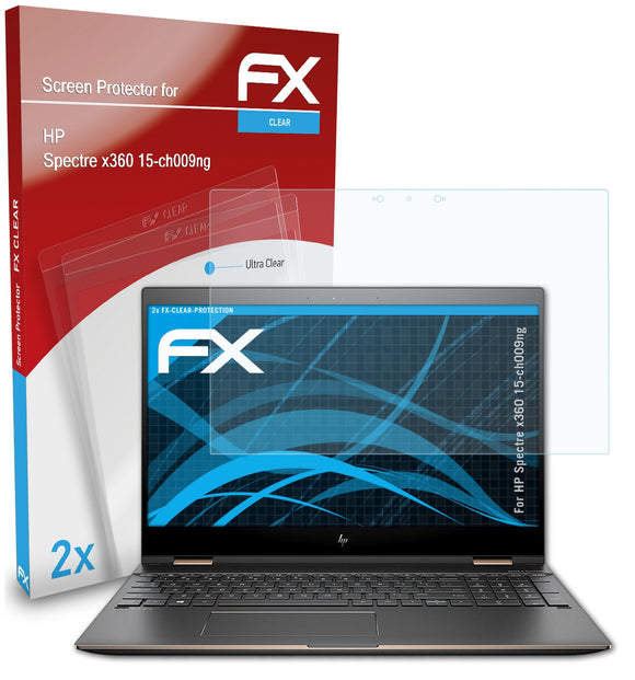 atFoliX FX-Clear Schutzfolie für HP Spectre x360 15-ch009ng