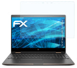 Schutzfolie atFoliX kompatibel mit HP Spectre x360 15-ch032ng, ultraklare FX (2X)