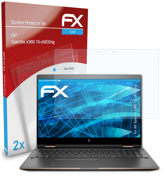 atFoliX FX-Clear Schutzfolie für HP Spectre x360 15-ch032ng