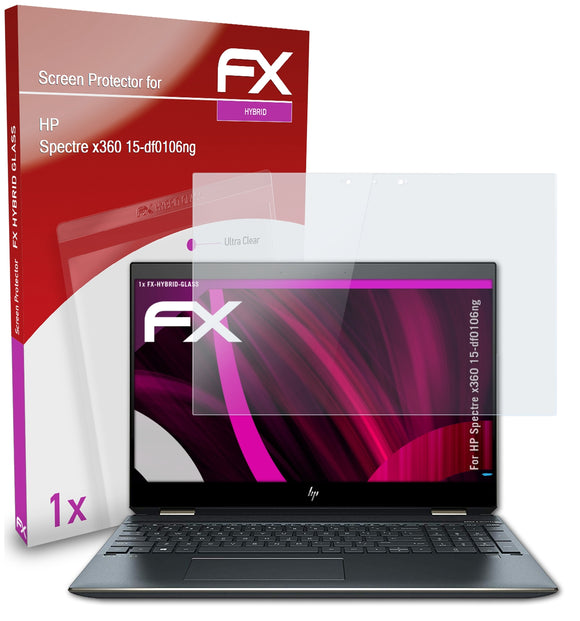 atFoliX FX-Hybrid-Glass Panzerglasfolie für HP Spectre x360 15-df0106ng