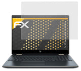 Panzerfolie atFoliX kompatibel mit HP Spectre x360 15-df0304ng, entspiegelnde und stoßdämpfende FX (2X)