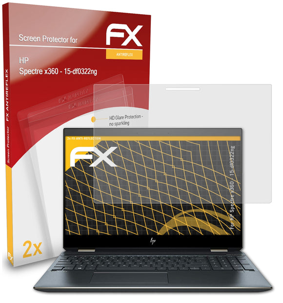 atFoliX FX-Antireflex Displayschutzfolie für HP Spectre x360 - 15-df0322ng