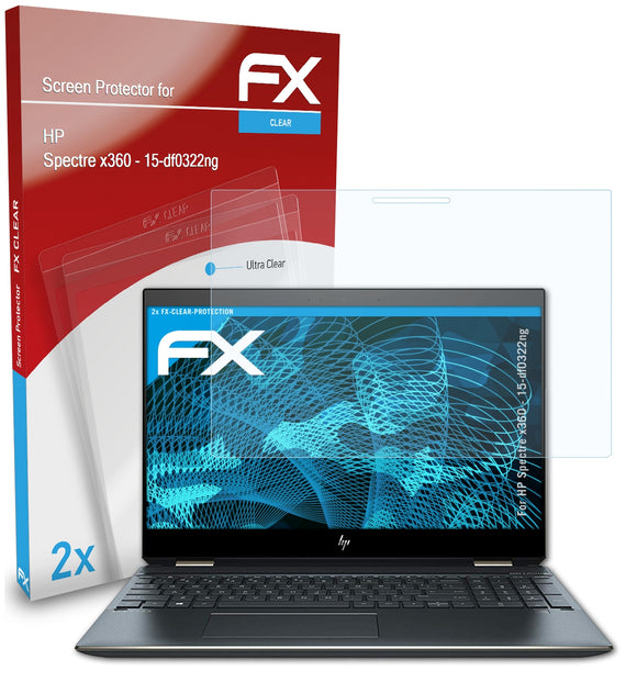 atFoliX FX-Clear Schutzfolie für HP Spectre x360 - 15-df0322ng