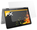 Panzerfolie atFoliX kompatibel mit HP Spectre x360 15 inch, entspiegelnde und stoßdämpfende FX (2X)