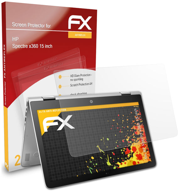 atFoliX FX-Antireflex Displayschutzfolie für HP Spectre x360 (15 inch)