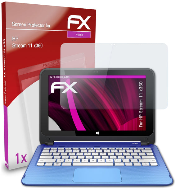 atFoliX FX-Hybrid-Glass Panzerglasfolie für HP Stream 11 x360