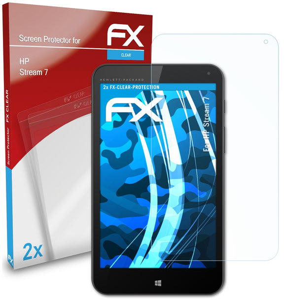 atFoliX FX-Clear Schutzfolie für HP Stream 7