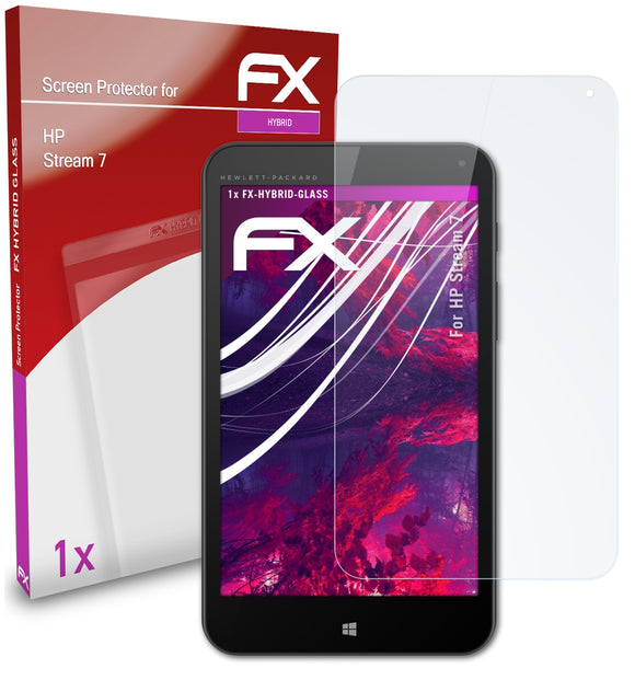 atFoliX FX-Hybrid-Glass Panzerglasfolie für HP Stream 7