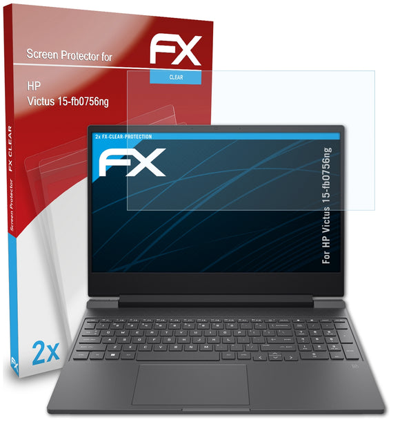 atFoliX FX-Clear Schutzfolie für HP Victus 15-fb0756ng