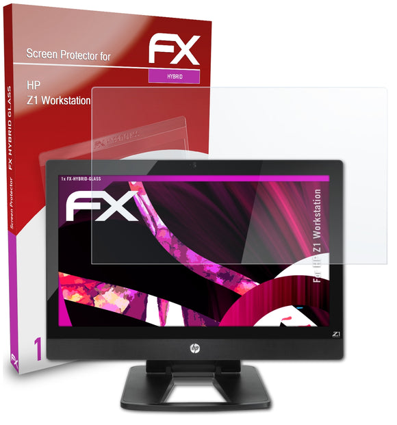 atFoliX FX-Hybrid-Glass Panzerglasfolie für HP Z1 Workstation