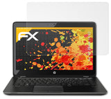 Panzerfolie atFoliX kompatibel mit HP ZBook 14 G2, entspiegelnde und stoßdämpfende FX (2X)