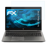 Schutzfolie atFoliX kompatibel mit HP ZBook 15 G6, ultraklare FX (2X)