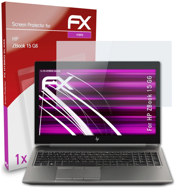 atFoliX FX-Hybrid-Glass Panzerglasfolie für HP ZBook 15 G6