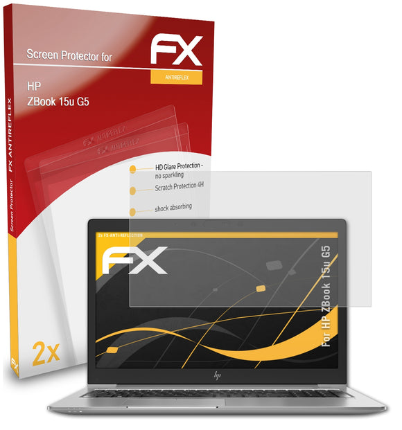 atFoliX FX-Antireflex Displayschutzfolie für HP ZBook 15u G5