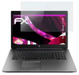 Glasfolie atFoliX kompatibel mit HP ZBook 17 G6, 9H Hybrid-Glass FX