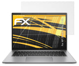 Panzerfolie atFoliX kompatibel mit HP ZBook Firefly 14 G9, entspiegelnde und stoßdämpfende FX (2X)