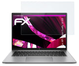 Glasfolie atFoliX kompatibel mit HP ZBook Firefly 14 G9, 9H Hybrid-Glass FX
