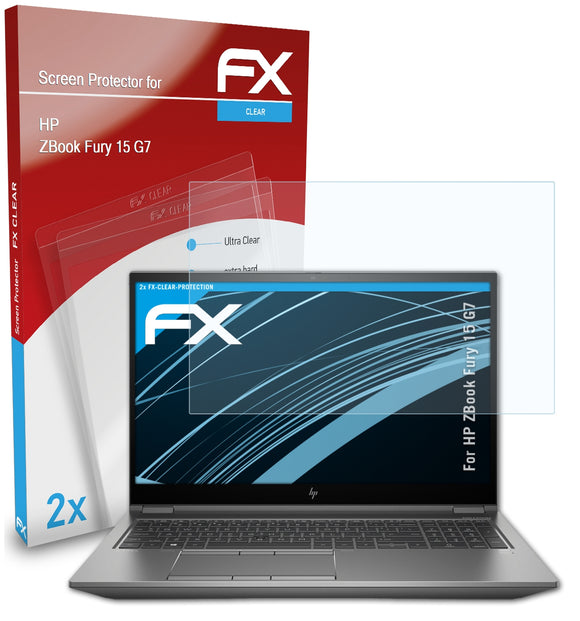 atFoliX FX-Clear Schutzfolie für HP ZBook Fury 15 G7