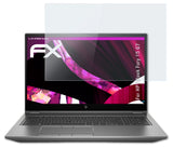 Glasfolie atFoliX kompatibel mit HP ZBook Fury 15 G7, 9H Hybrid-Glass FX