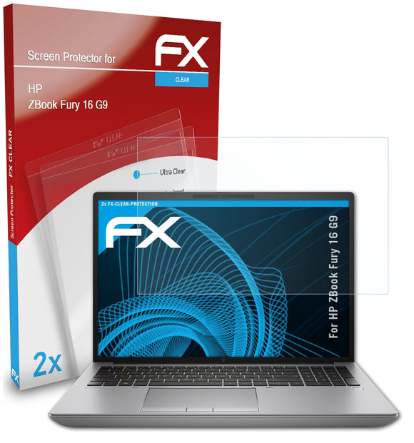 atFoliX FX-Clear Schutzfolie für HP ZBook Fury 16 G9