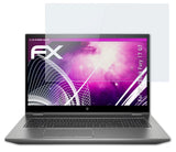 Glasfolie atFoliX kompatibel mit HP ZBook Fury 17 G7, 9H Hybrid-Glass FX