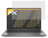 Panzerfolie atFoliX kompatibel mit HP ZBook Power 15 G8, entspiegelnde und stoßdämpfende FX (2X)