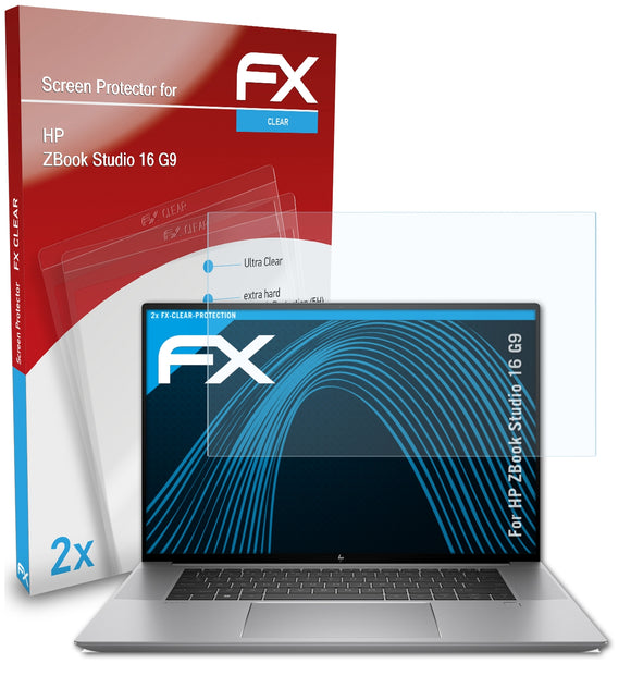 atFoliX FX-Clear Schutzfolie für HP ZBook Studio 16 G9