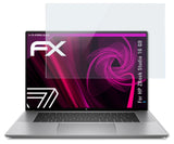 Glasfolie atFoliX kompatibel mit HP ZBook Studio 16 G9, 9H Hybrid-Glass FX