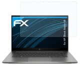 Schutzfolie atFoliX kompatibel mit HP ZBook Studio G8, ultraklare FX (2X)